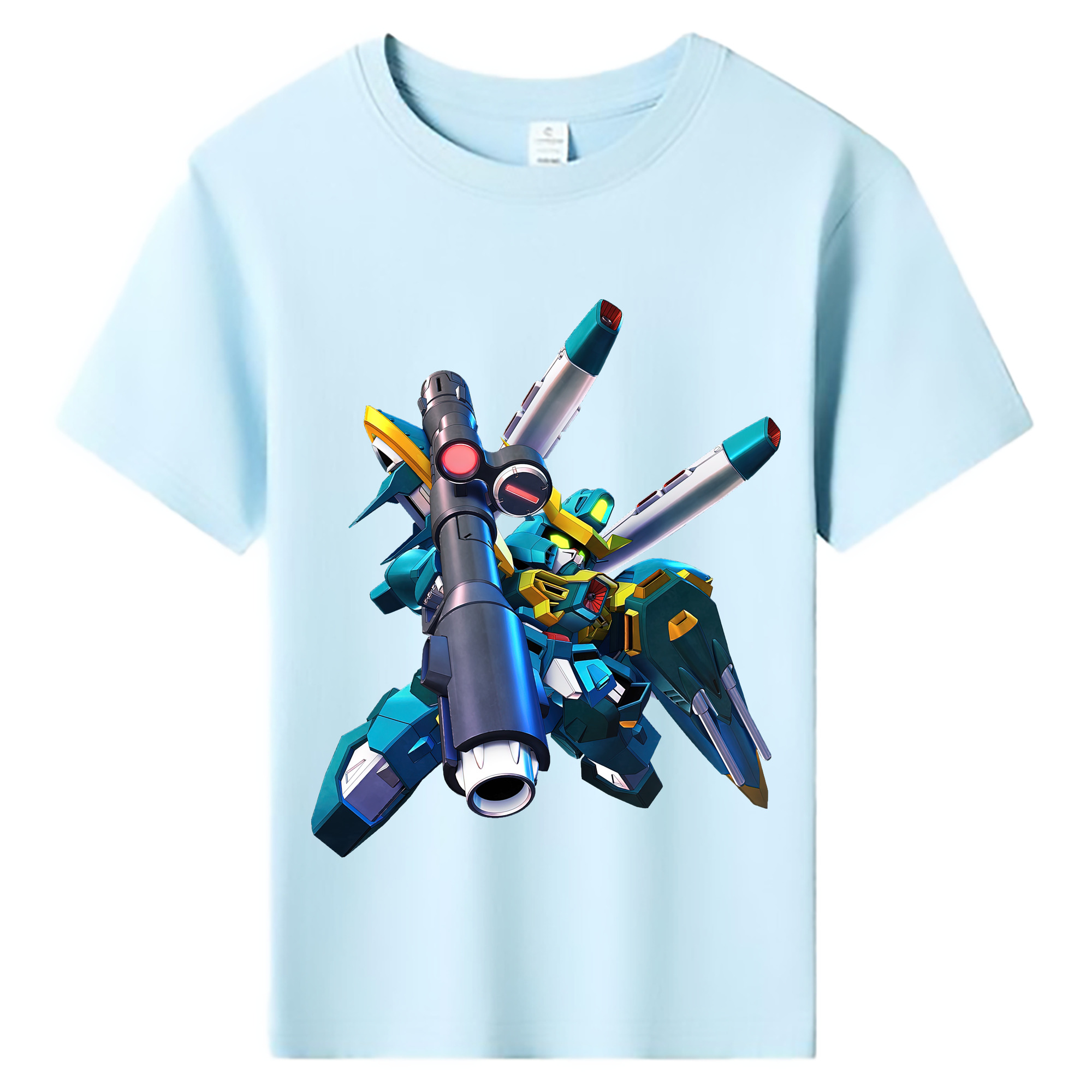 （画像用） 機動戦士ガンダム Mobile Suit Gundam 綿100％キッズTシャツ（フロントプリント）